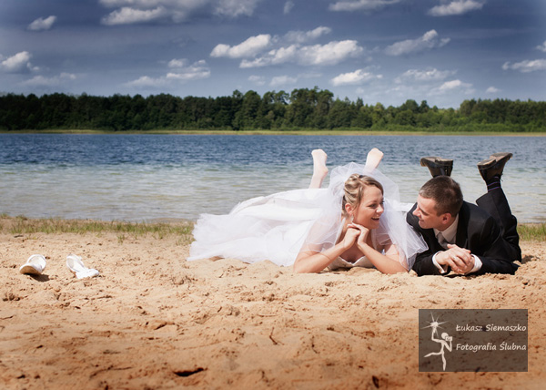 artystycznasesja ślubna nad jeziorem